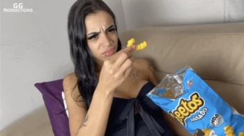 Swallowed by sexy giantess Sofia!.webp