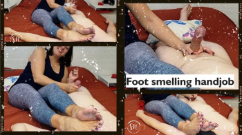 Controlling orgasms by slapping this white guy in the face with the soles of his shoes. 1080FHD.webp