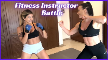 Fitness Insructor vs Fitness Instructor - battle to see who is stronger on the mats.webp