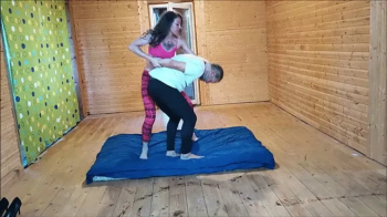 Sporty Domme's self defense.webp