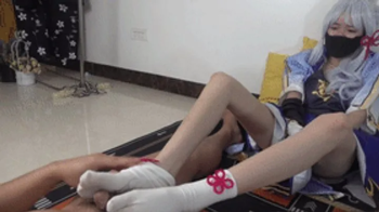 Snow Goddess Stinky Socks Humiliation, footjob.webp