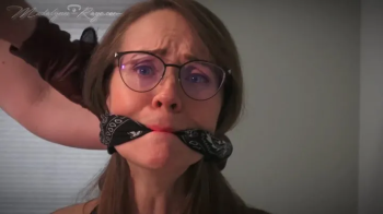 Madalynn Raye is Roped and Gagged in her Bikini, Bra & Panties! WMV Bondage, Bikini, Bra & Panties, Barefeet, Struggling.webp