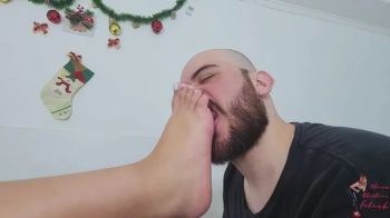 Foot Worship teen, part 2, by Jhully and slave Mude, FULL HD.webp