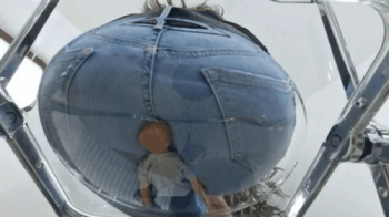Tiny guy crushed under my giantess ass.webp