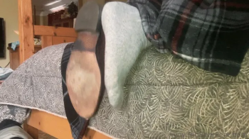 Itching Feet V - itching powder scratching big meaty feet.webp