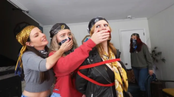 Jacquelyn Velvets Shouldn't trust Kobe Lee, Kat Von Wylder and Juicy In Rope Bondage With Silk Scarves and Mouth Stuffin.webp
