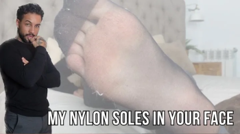 My nylon soles in your face - Lalo Cortez.webp
