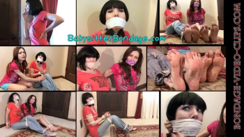 Naughty Babysitter Chloe Caught Smoking! Gagged by Step-Mom Natasha then Bound Barefoot with Her! (MP4) #DiD #MILFBONDAG.webp
