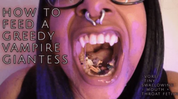 The Hungry Vampire Giantess Dilemma - TINY VORE.webp