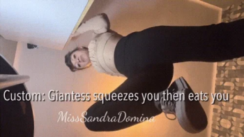 CUSTOM- Giantess squeezes you then eats you.webp