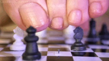 A Tiny guy lost a game to a Chess Giantess.webp