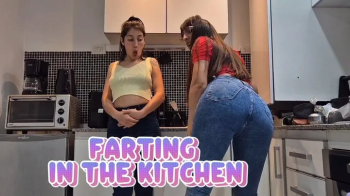 Stinky farting in the kitchen -Little Grecia vs Big Alesia.webp