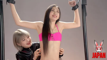 Tickled, tied, and trembling—Haruhi Tsukigata squirms until An Komatsu’s tongue slides into her armpit - Feathers, b.webp