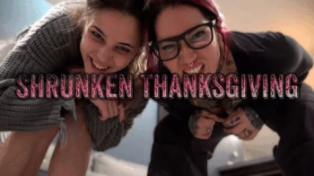 Shrunken Thanksgiving-Luci And Fallen shrink there cousin Joey and chase and him around during thanksgiving.webp