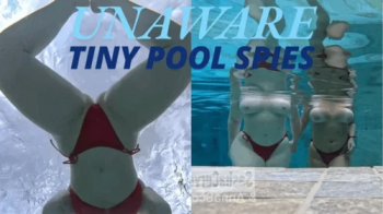 Unaware Little Spies by the Pool.webp