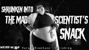 Shrunken Into the Mad Scientist's Snack (Vore & Giantess) - WMV.webp