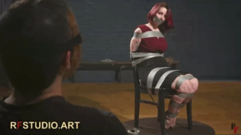 Elaria - Tape Bondage on Chair for an Adorable Secretary (FULL HD MP4).webp