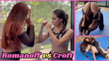 Black Widow II battles Mishelle Croft - the cousins of Natasha and Lara (mov).webp