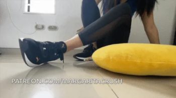 Giantess Changing Socks While You Worship My Feet.webp