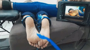 Cristal and Lorenna playing foot tickling game.webp