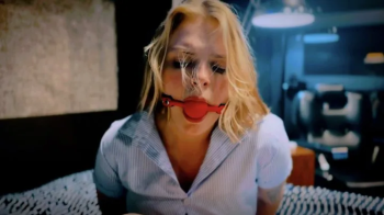 The House Sitter - Sunny Vanna - hand over mouth, rope bondage, toe tied, ball gagged, tied on the bed, masked villain.webp