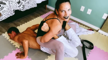Black Belt Bitch Breaks His Spirit – Sadistic Mixed Wrestling Tease.webp