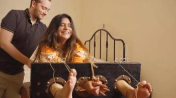 Hayat is trapped in the stocks.webp