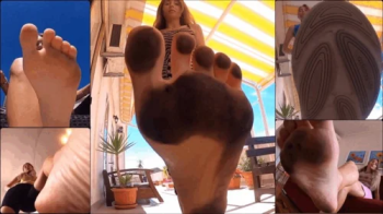GABRIELLA - Custom clip - Sneakers licking, sweaty and dirty feet licking, face stomping, foot gagging (POV and giantess.webp