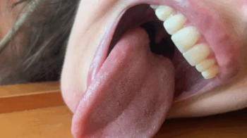 Giantess Mouth Jerk Off Instruction on Table.webp