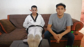 Tough Karate Fighter Gets Ballgagged & Tickled After Losing Match + Foot Worship.webp