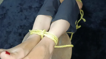 Tickling Vannesa a lot while she is bound with plenty of rope (7).webp