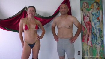 Battle Of The Sexes! Intense Competitive Mixed Wrestling! Lora Cross vs Alex Match 4.webp