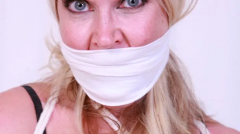 Prim and Proper British Sass Lass Missey Crossley is a Condescending Woman Tightly Bound & GAGGED & Put In Her Place! RE.webp
