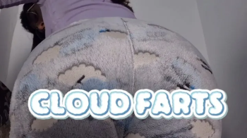 Alesia farting hard in Nube's pants.webp