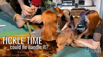 TICKLE TIME - Could He Handle it- (SUB ENG 1080p) TICKLING, ARMIPTS, BELLY, HARD, FEMDOM.webp
