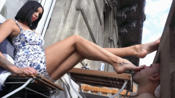 REA - The City Under My Feet - INTENSE Foot Worship At My Balcony.webp