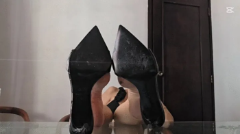 Ultra Hot Foot Worship with humiliation face slapping and cumshot at my soles by Milah.webp