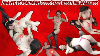 4K Ziva Fey - Vs Agatha Delicious Strip Wrestling Spankings.webp