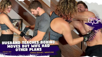 Husband Teaches Boxing Moves but Wife Had Other Plans! (SUB ENG 720p) FEMALE BOXING, WRESTLING, FIGHT.webp