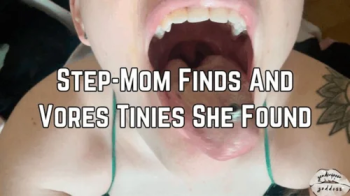 Step-Mom Phoenix Bates Finds And Vores Tiny Humans 4k HD - Tiny Man POV - Oral Vore - Hairy Armpits - Boob Crush - Tiny.webp
