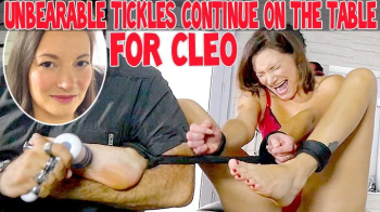 UNBEARABLE TICKLES CONTINUE ON THE TABLE FOR CLEO - FULL HD MP4.webp