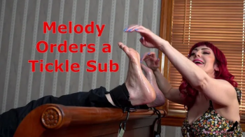 Melody Minx Orders a Tickle Sub - Antickl Male Tickling Bondage With Foot Tickling MP4 1080.webp