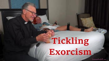 Tickling Exorcism - Sunnie And Antickl Religious Tickle Fetish With Priest Foot Tickling on Ticklish Feet WMV.webp