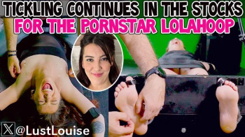 TICKLING CONTINUES IN THE STOCKS FOR THE PORNSTAR LOLAHOOP - HD WMV.webp
