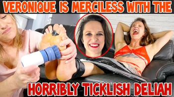 VERONIQUE IS MERCILESS WITH THE HORRIBLY TICKLISH DELIAH - FULL HD MP4.webp