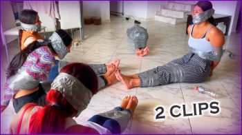 Spin the Bottle Bondage Game – Sock Gags, Tape Ties & Mummification (Vol. 1–2) (Full HD 1080p).webp