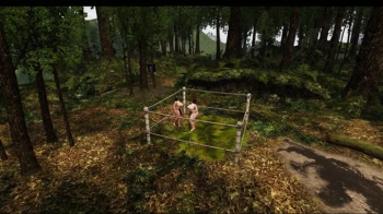 Topless big tit female wrestling in the jungle tag team match 2 HD.webp