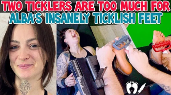 TWO TICKLERS ARE TOO MUCH FOR ALBA'S INSANELY TICKLISH FEET - HD WMV.webp