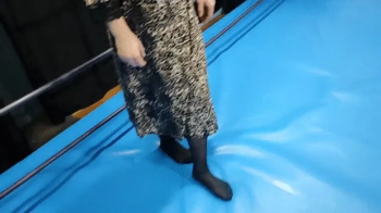 Strong blondie throws a guy.webp