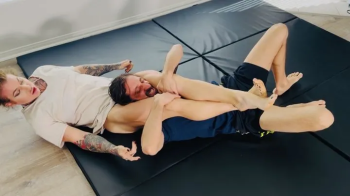 Lee Keyrouz vs Flavio In A Mixed Strip Submission Match.webp